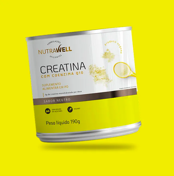Creatina com Coenzima Q10 Nutrawell 190g